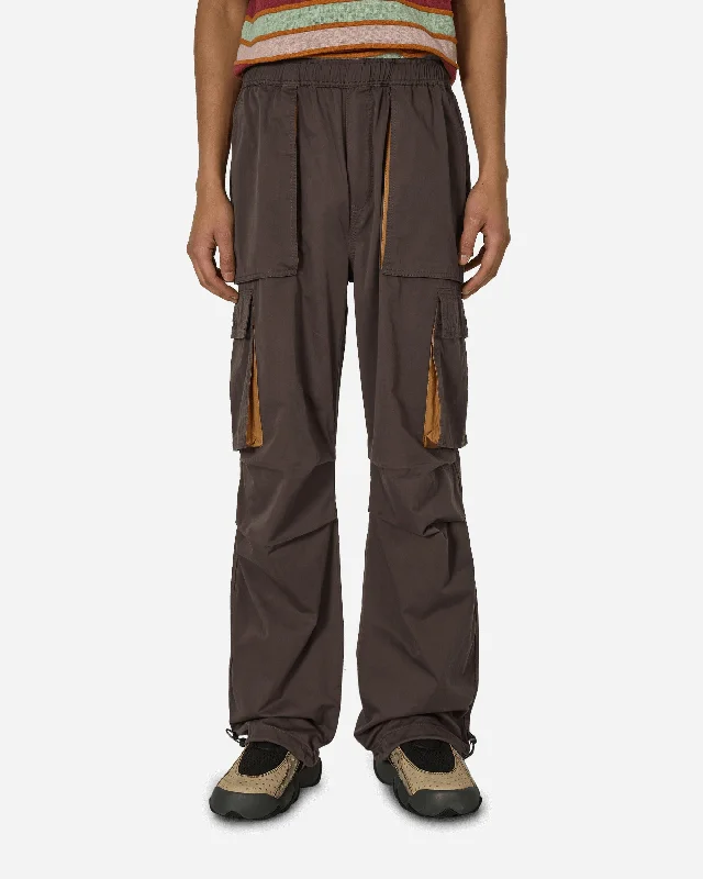 Men's Jeans with PocketsAdjustable Skate Pants Brown