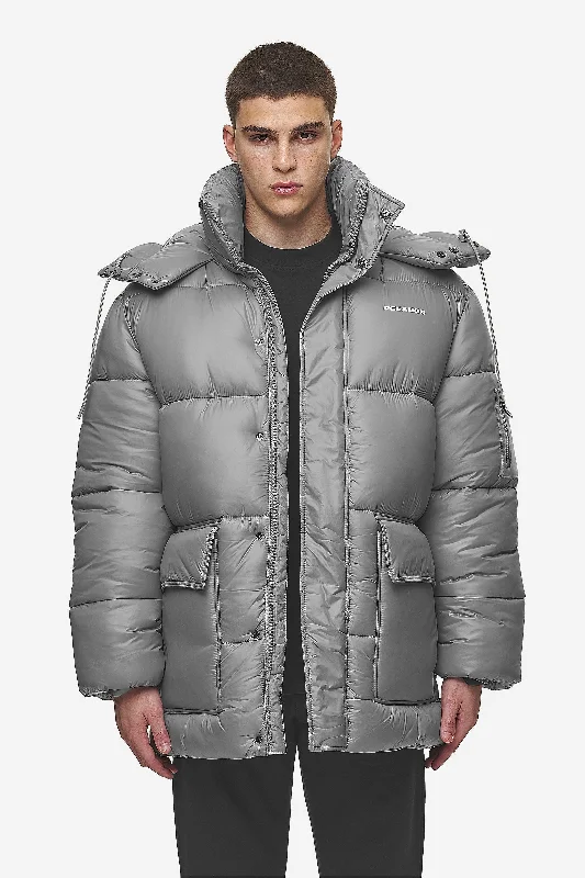 Lightweight Men's WindbreakersConell Puffer Parka Rock Grey