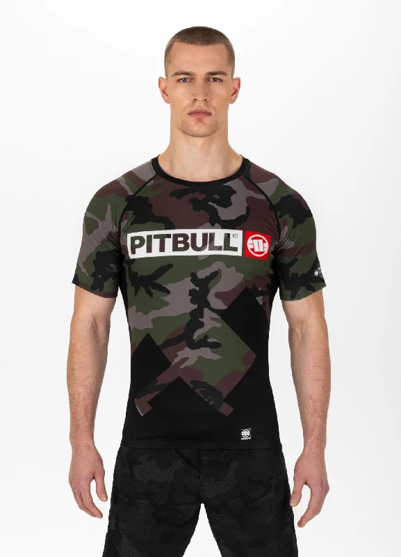 Men's Shirts for Beach OutingsRashguard Cross Camo