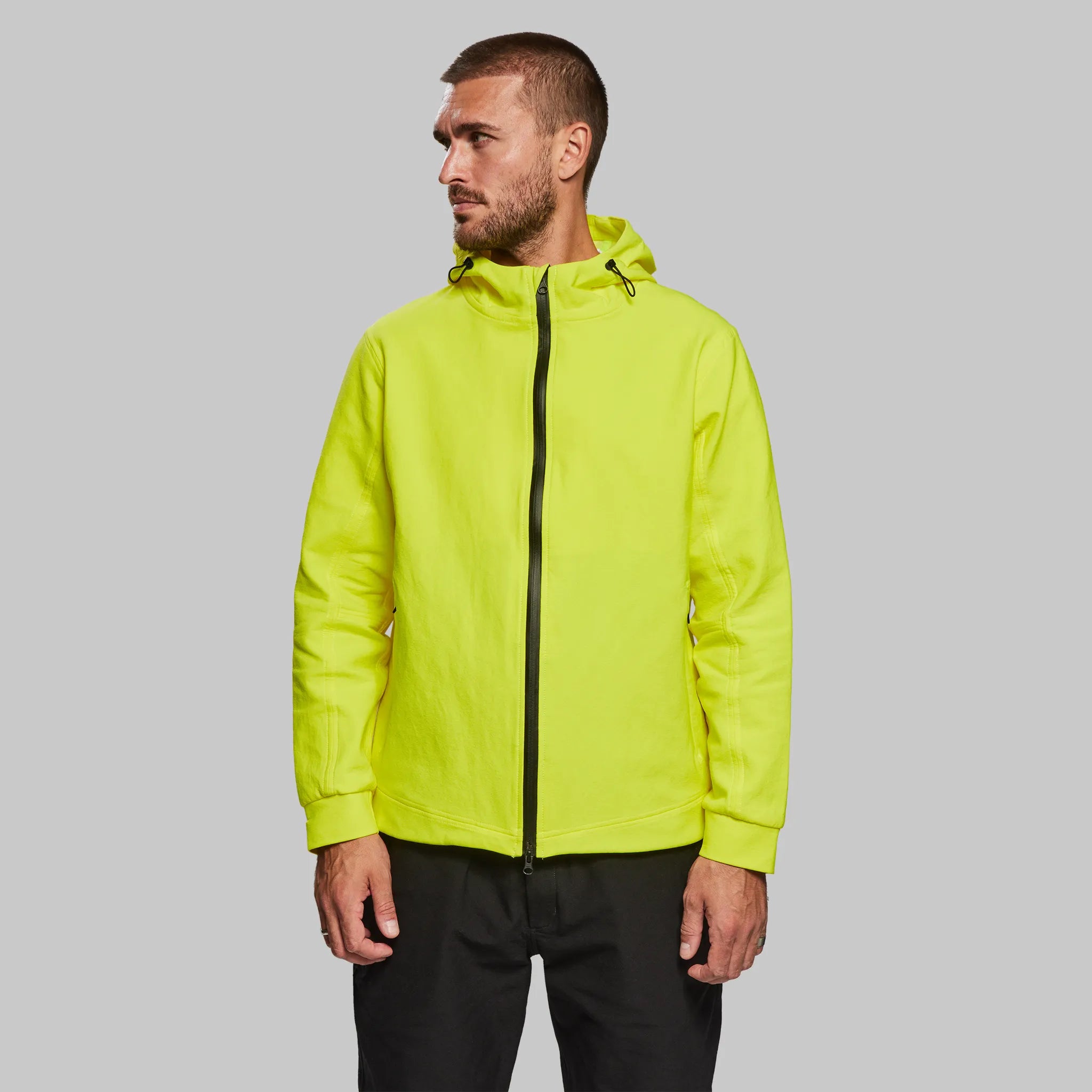 Classic Men's Trench CoatsIndestructible Hooded Jacket. Yellow edition