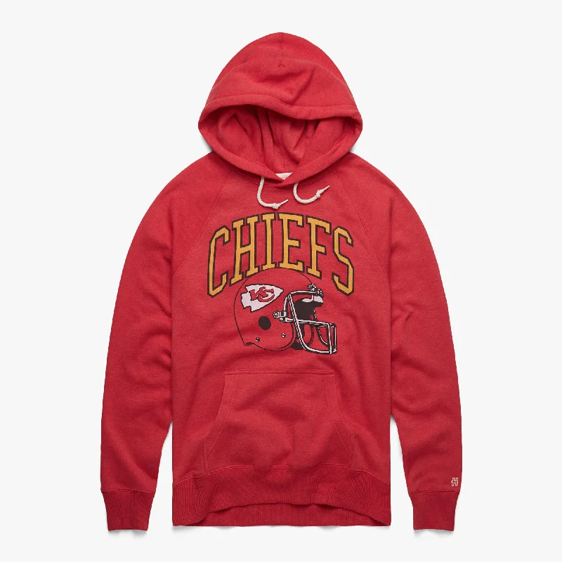 Men's Hoodies for SpringKansas City Chiefs Helmet Hoodie