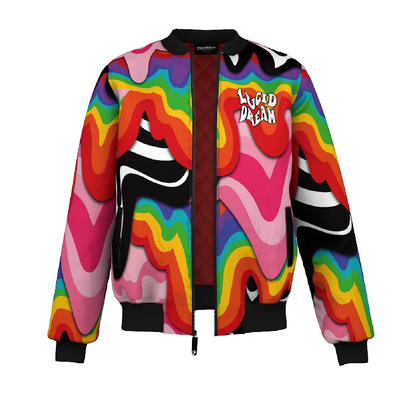 Men's Coats with Contrast StitchingLucid Dream Bomber Jacket