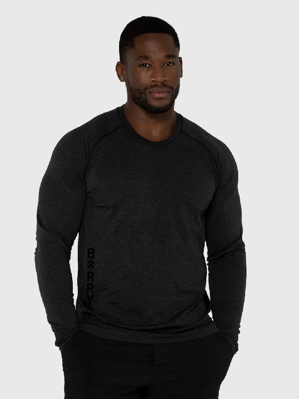 Men's Hoodies with Hidden ZippersLULULEMON DEEP COAL BLACK METAL VENT LS