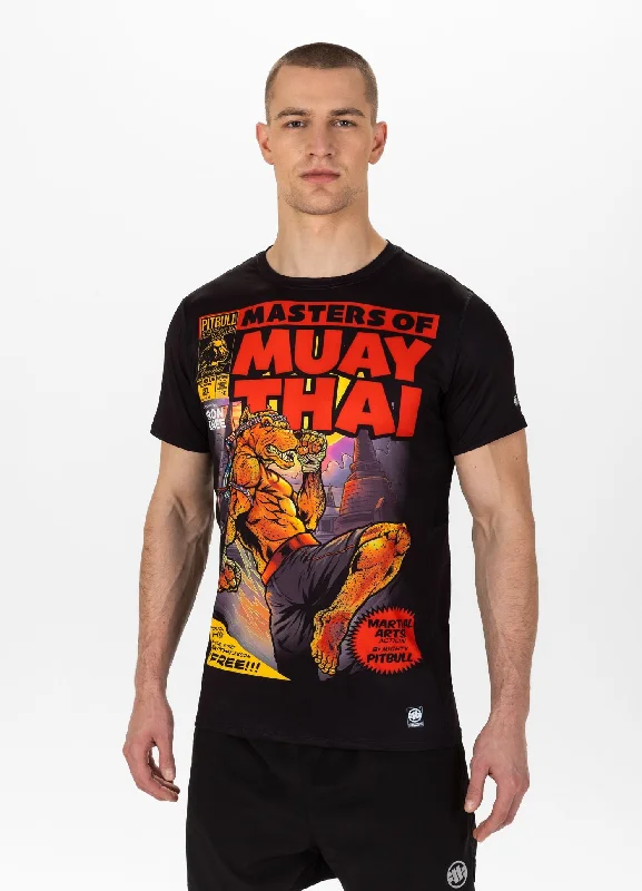 Men's Shirts with Tab CollarsT-Shirt Mesh Performance Pro plus Masters Of Muay Thai