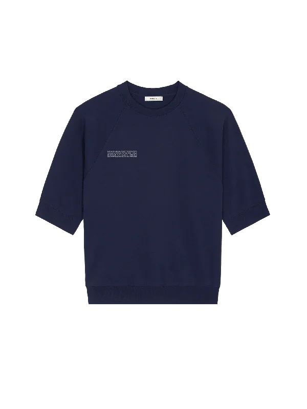 Durable Men's Car CoatsMens DNA Double Jersey Short Sleeve Top—navy