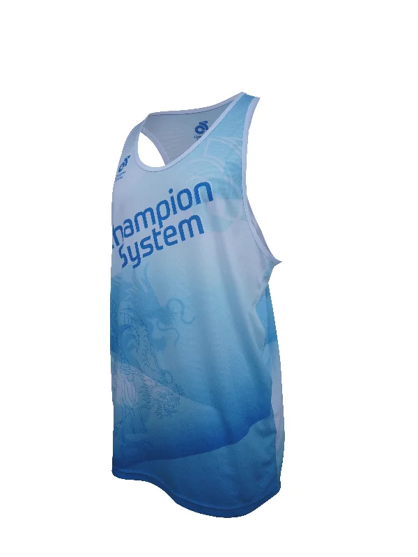 Breathable Men's Mesh TopsMen's Dragon Boat Racerback Tank