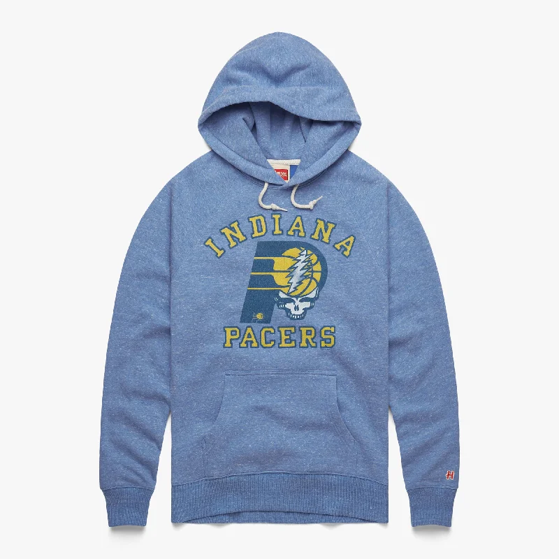 Men's Hoodies with Zipper DetailsNBA x Grateful Dead x Pacers Hoodie