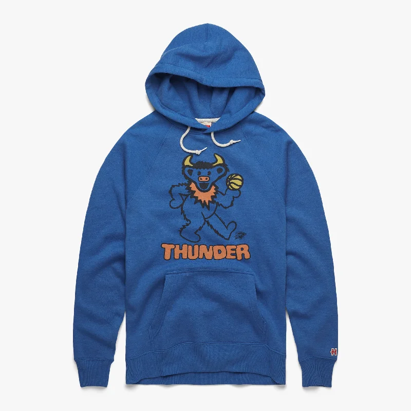 Practical Men's Water-Resistant HoodiesNBA x Grateful Dead x Thunder Hoodie