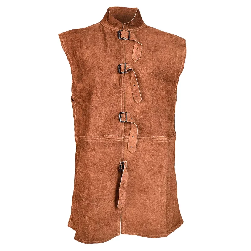 Men's Shirts with Belt AttachmentsOrthello Suede Vest