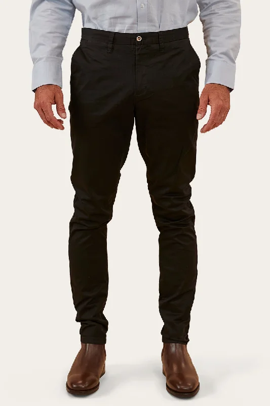 Men's Jeans with Functional PocketsParsons Mens Slim Fit Chino Pant - Black