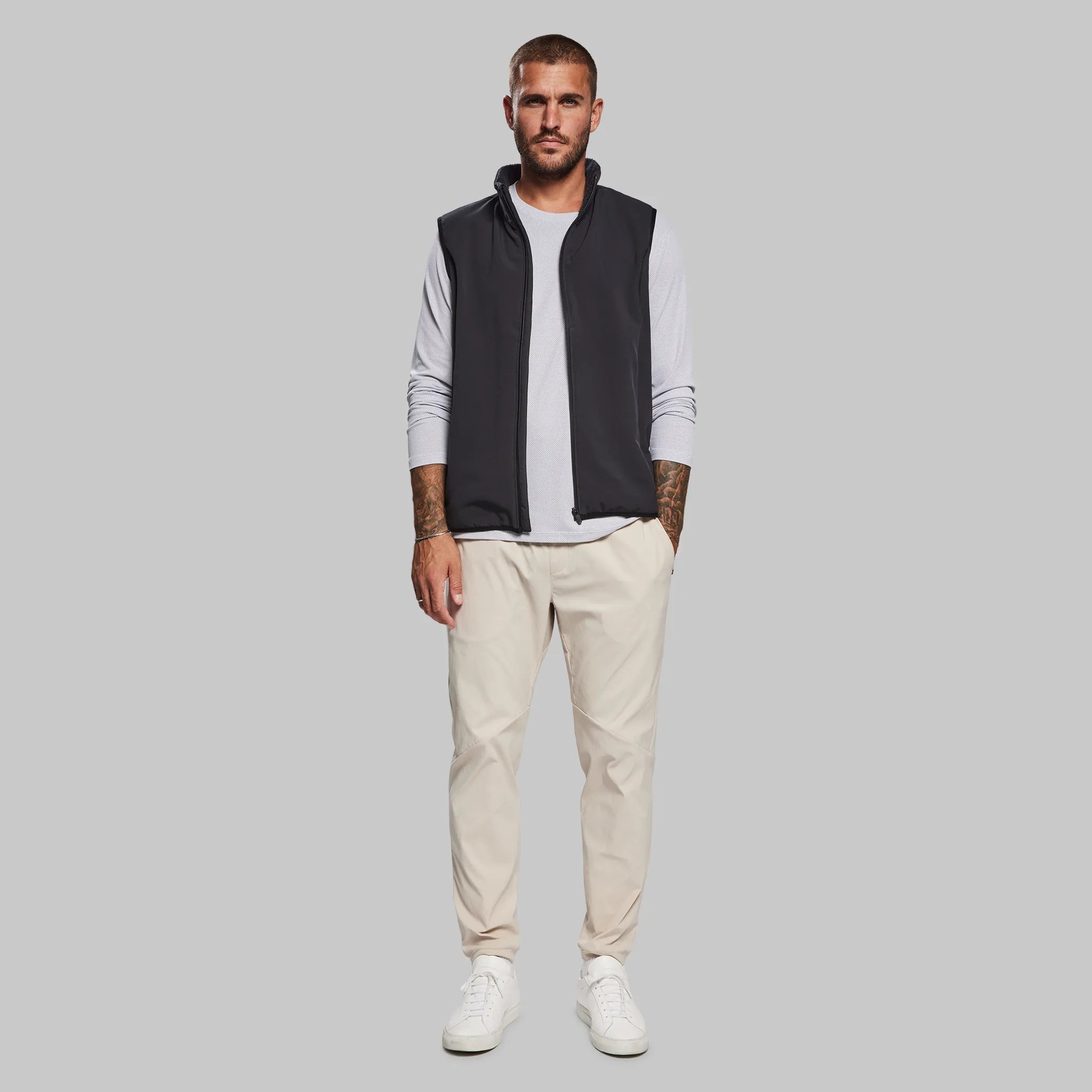 Modern Men's Field JacketsPlanet Earth Fleece Vest. Black edition