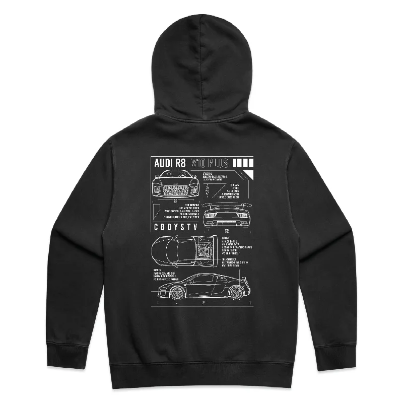 Men's Hoodies with ThumbholesR8 Hoodie