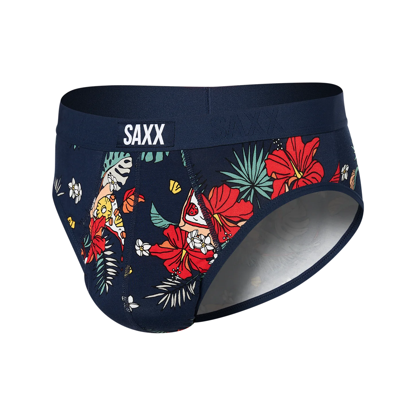 SAXX Ultra Super Soft Brief - Hawaiian Pizza Navy - SXBR30F HPN