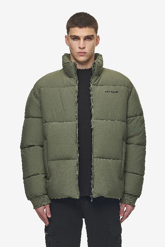 Men's Coats with HoodsSolin Puffer Jacket Mud Olive