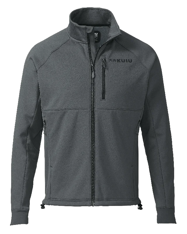 Stylish Men's HenleysStrongFleece 290 WF Full Zip | Gunmetal