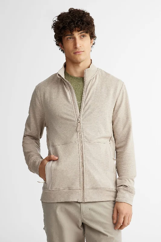 Warm Men's Fleece-Lined TopsVeste col montant en Modal BM - Homme