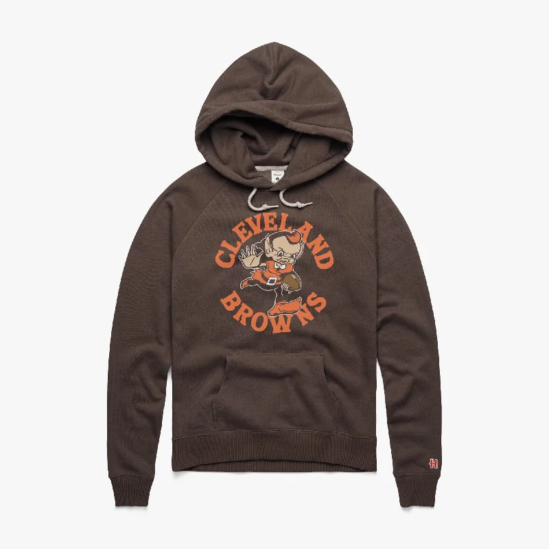 Men's Hoodies for GymWomen's Cleveland Browns Brownie Stiff Arm Hoodie