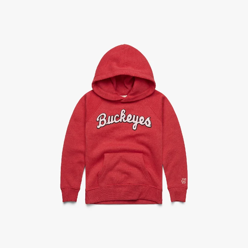 Men's Hoodies with Lined HoodsYouth Script Buckeyes Hoodie