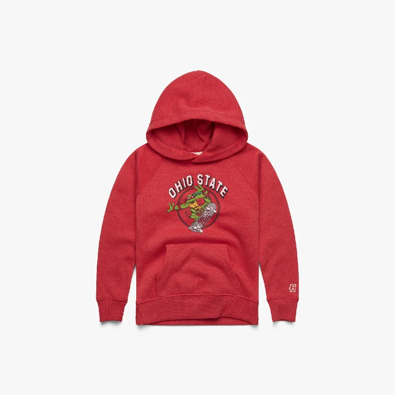 Warm Men's Thermal HoodiesYouth TMNT Raphael x Ohio State Kick Shell Hoodie