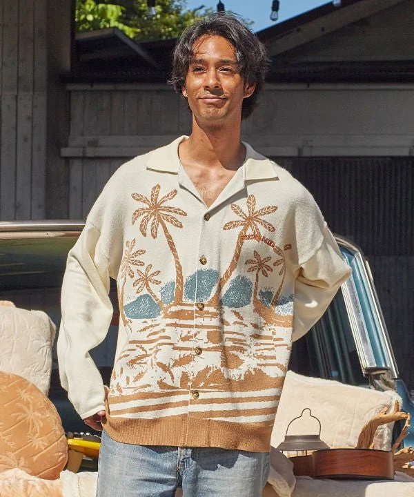 SURF＆Palms Aloha Knit Cardigan