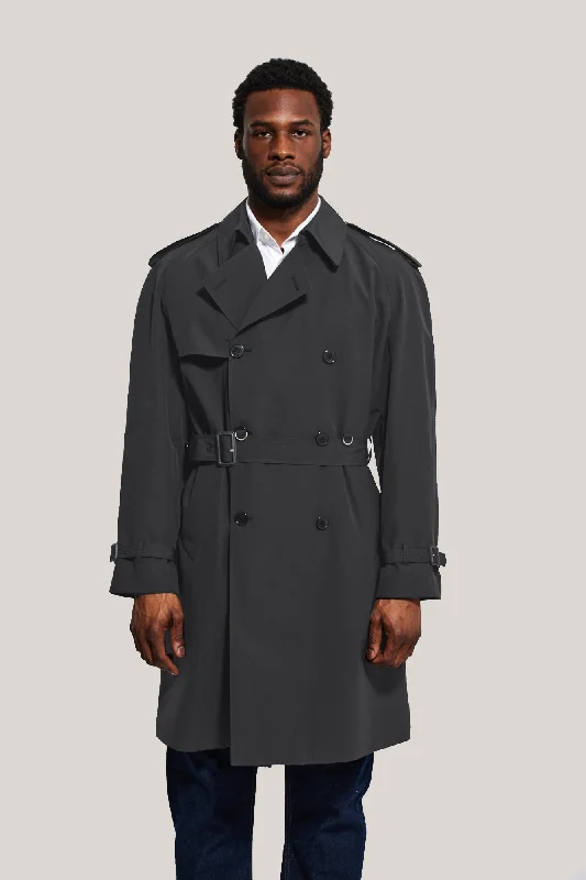 Men's Coats with Convertible CollarsAUSTIN Full Length Trench Coat