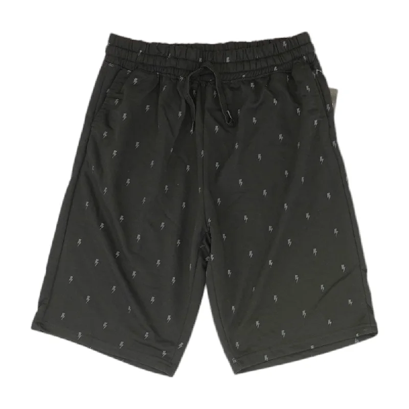 Men's Patterned Pants with Animal PrintsBlack Solid Active Shorts