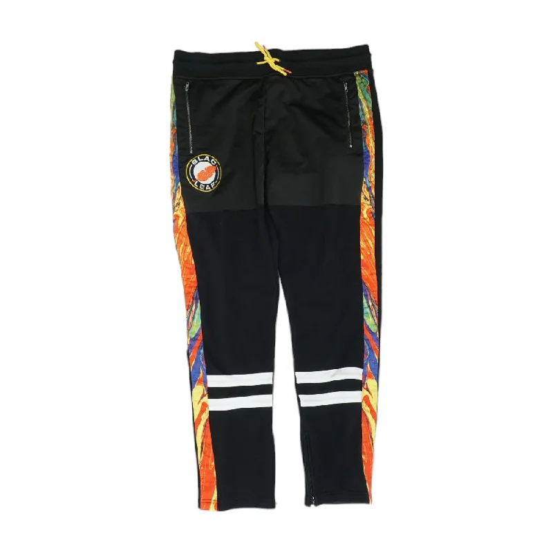 Men's Pants with Side PocketsBlack Solid Joggers Pants