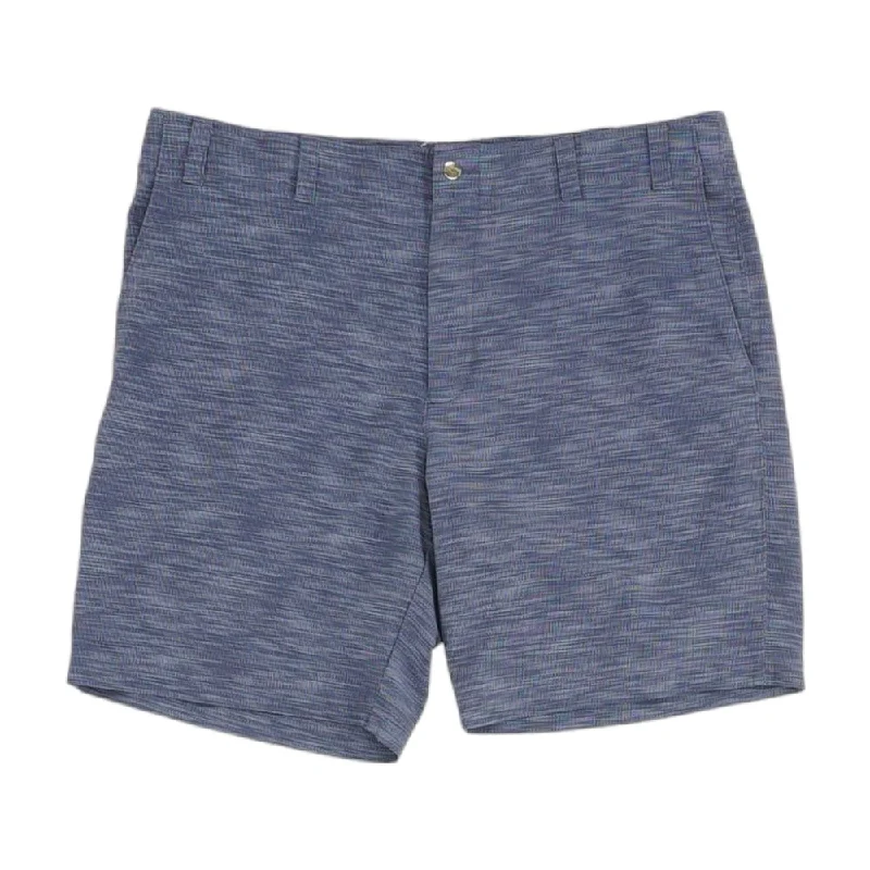 Men's Drawstring Pants for AdjustabilityBlue Chevron Active Shorts