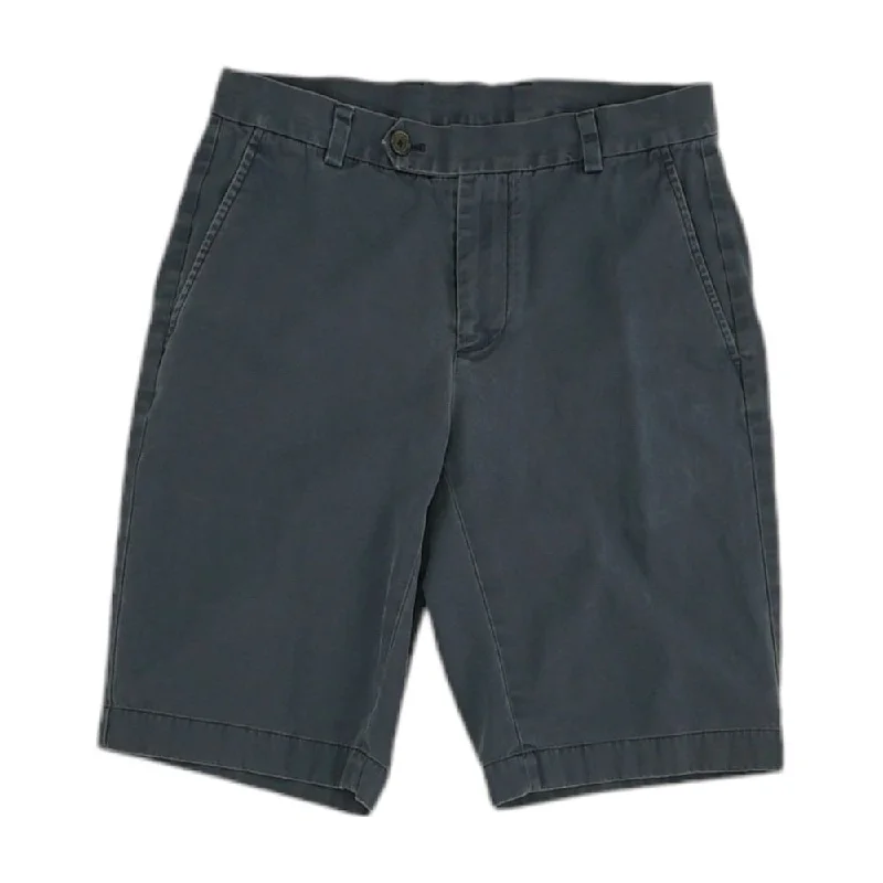 Men's Pants with Water-Resistant FabricBlue Solid Chino Shorts