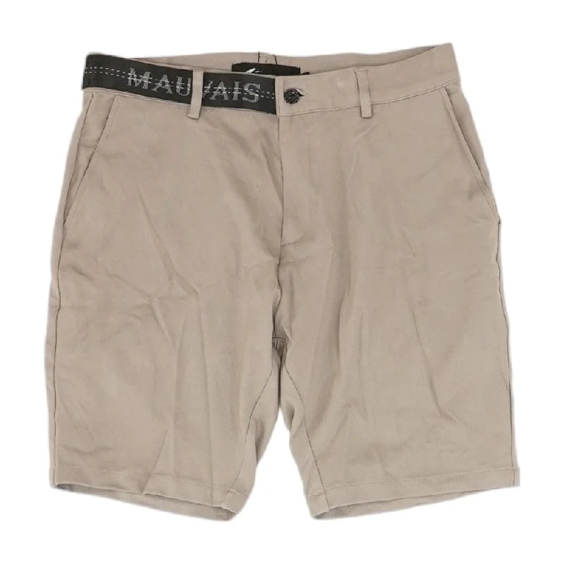 Men's Pants with Cargo PocketsBrown Herringbone Chino Shorts