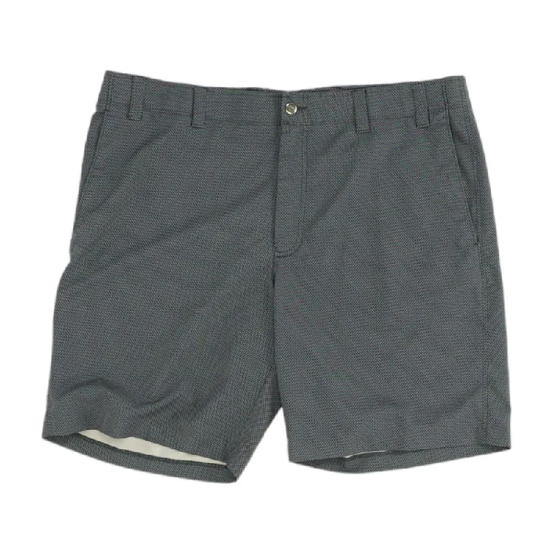 Men's Elastic-Waisted Pants for Easy MovementCharcoal Geometric Active Shorts