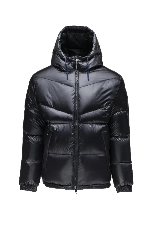 Men's Coats for RunningDyna Men's Chevron Quilted Puffer Jacket