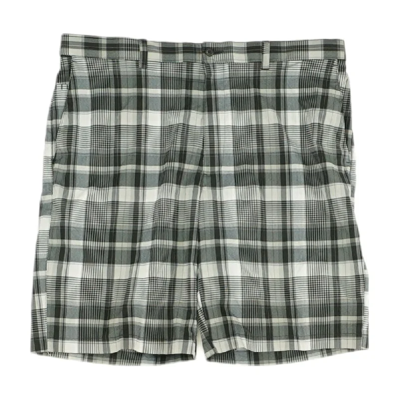 Men's Patterned Pants with PlaidsGray Plaid Chino Shorts