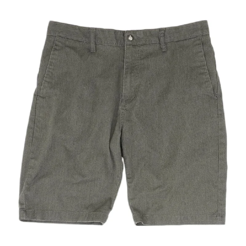 Men's Straight-Leg Jeans for a Classic FitGray Solid Chino Shorts