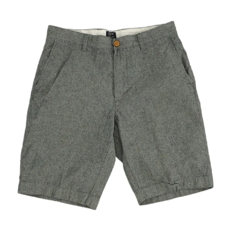 Men's Casual Pants for Everyday WearGray Solid Chino Shorts