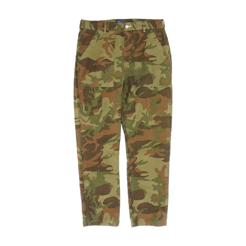 Classic Men's JeansGreen Camo Chino Pants