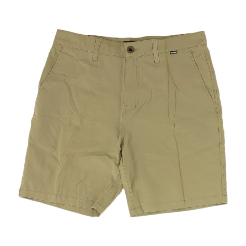 Men's Button-Fly Pants for a Traditional TouchGreen Solid Chino Shorts