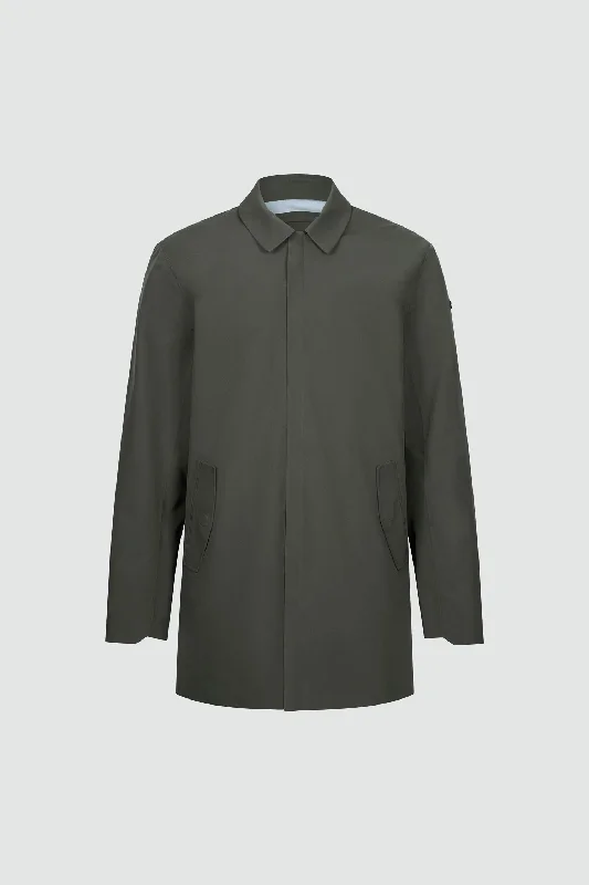 Men's Coats for Skinny MenKey — Dark Olive