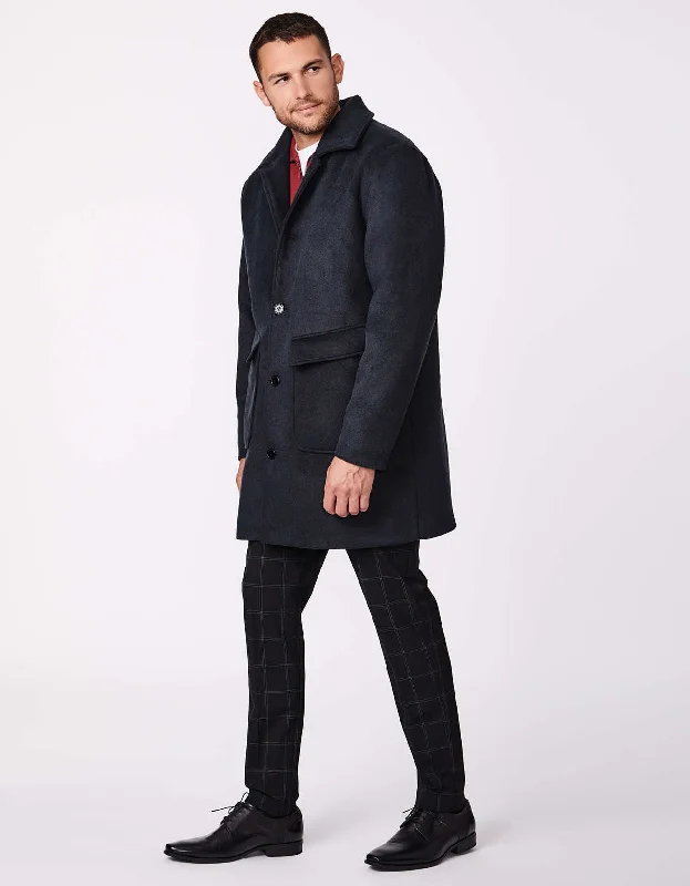 Men's Coats with Water-Repellent FabricMen's Work-to-Weekend Wool Coat