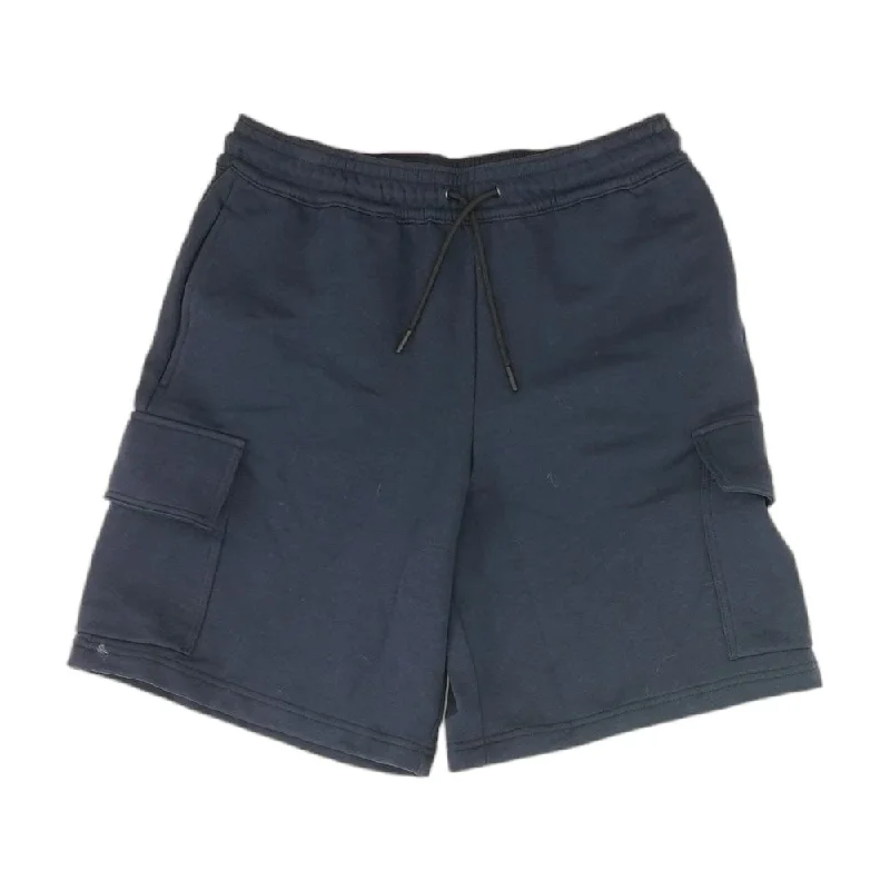 Men's Twill Pants for a Dressy LookNavy Solid Active Shorts