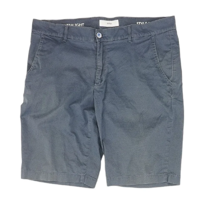 Men's Pants with Deep PocketsNavy Solid Chino Shorts