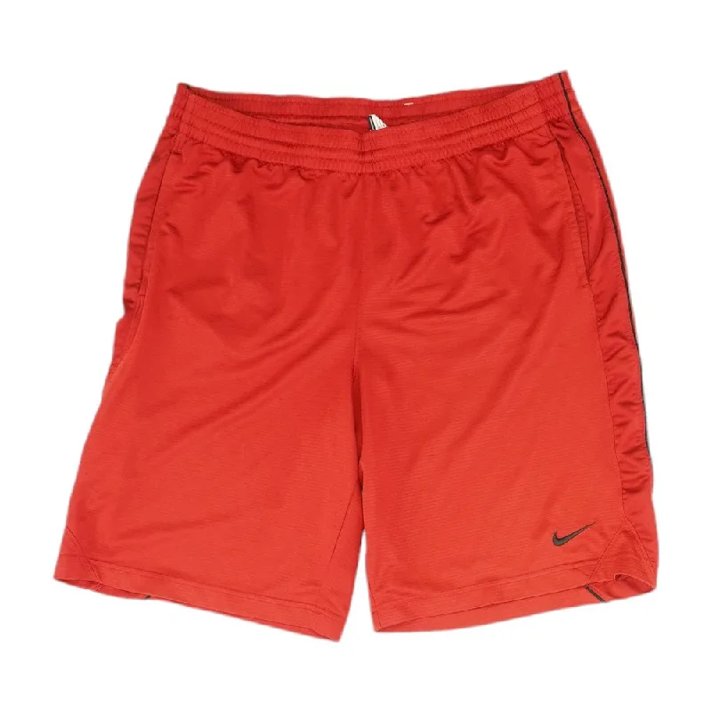 Warm Men's Fleece-Lined PantsRed Solid Active Shorts