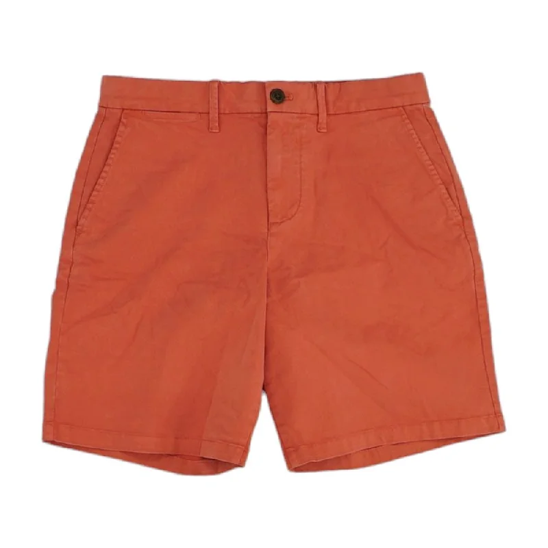 Men's Velcro-Closure Pants for ConvenienceRed Solid Chino Shorts