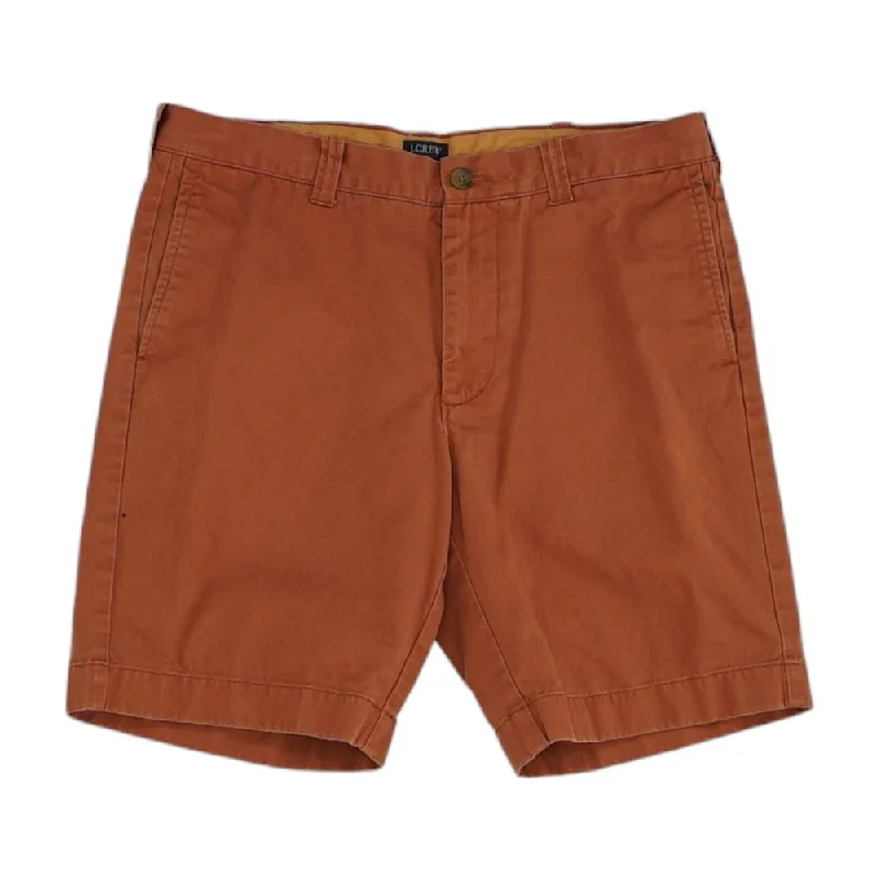 Men's Pants with UV ProtectionRust Solid Chino Shorts