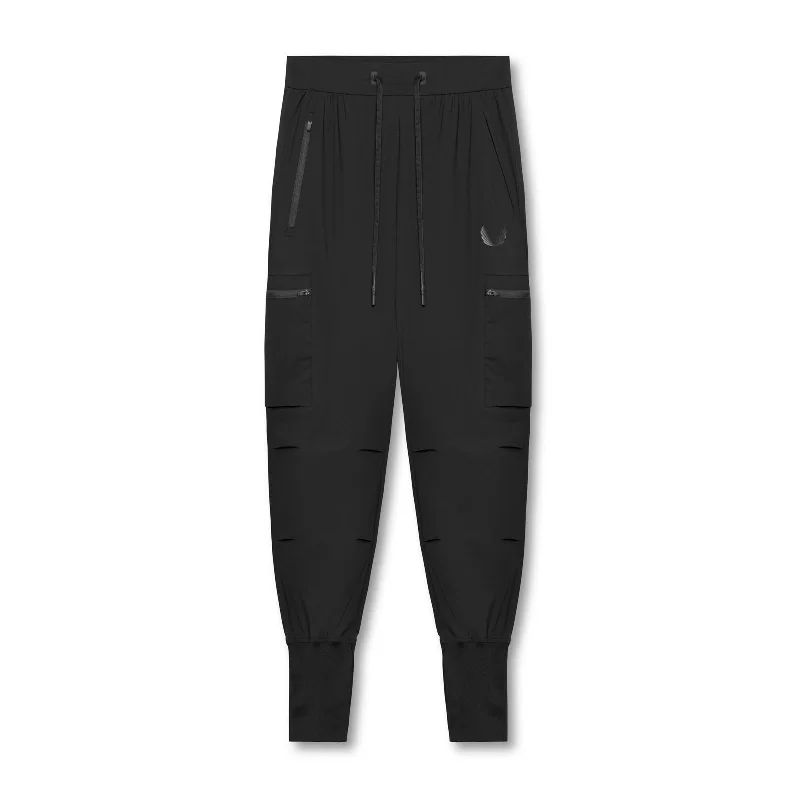 Men's Drawstring Pants for Adjustability0827. Tetra-Lite™ Inlay Pocket High Rib Jogger - Black