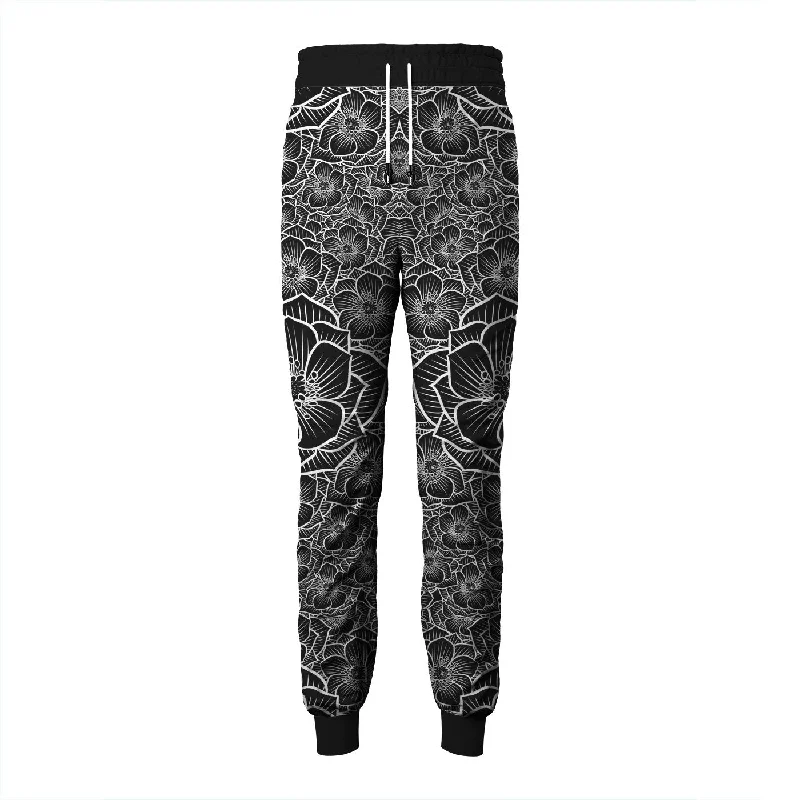 Men's Pants with Back PocketsAchromic Flower Sweatpants