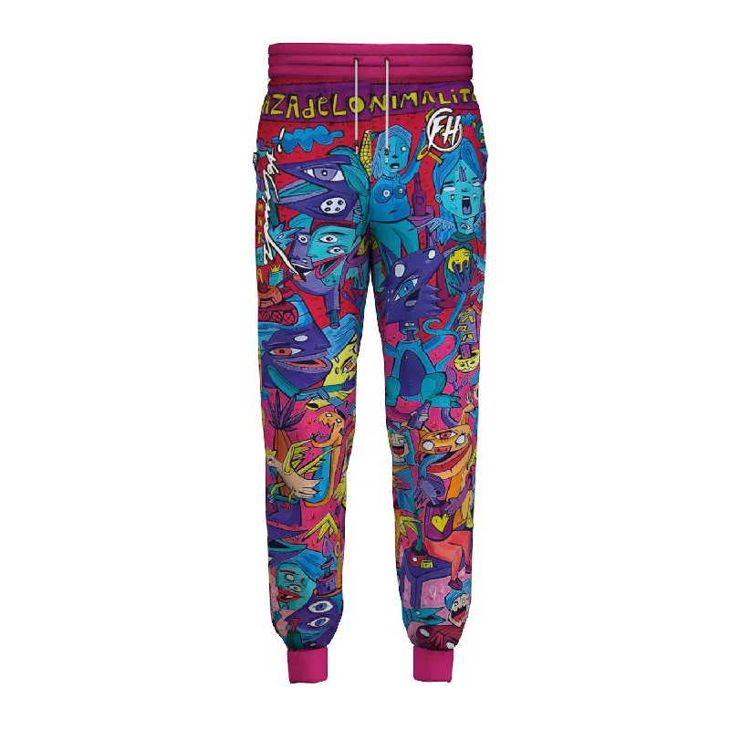 Men's Patterned Pants with Animal PrintsAnimalitos Sweatpants