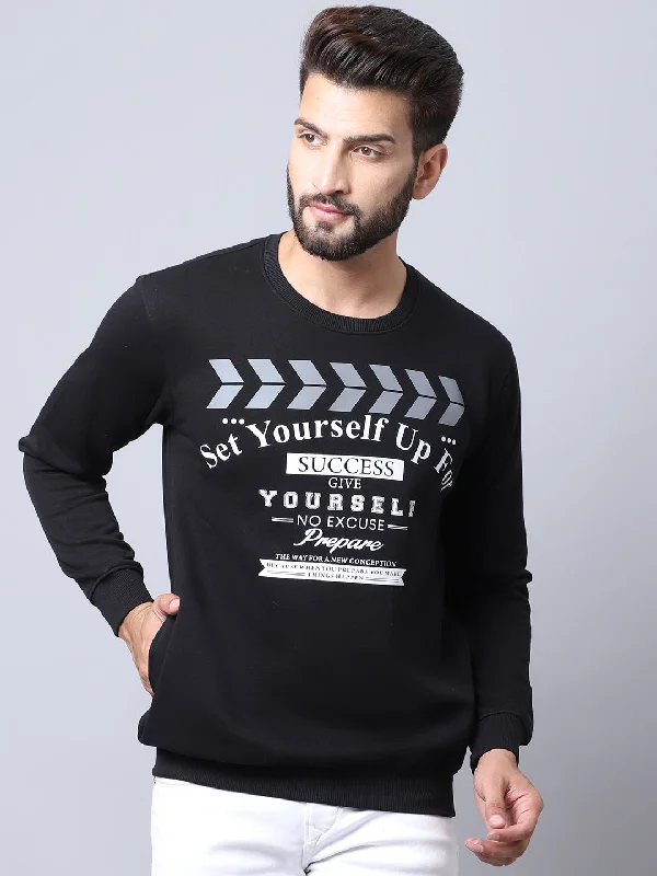 Ergonomic Fit Men's SportswearBlack Sweatshirt for Men's