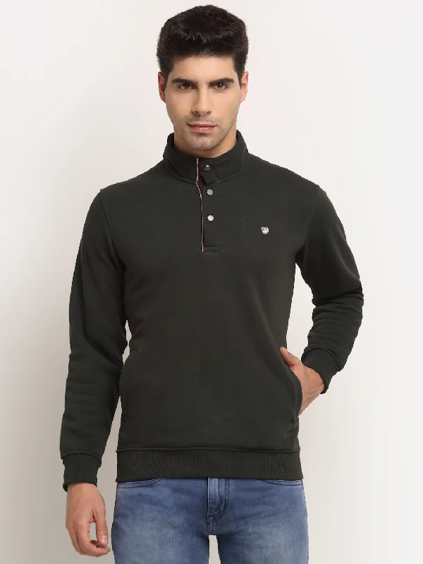 Modern Men's SportswearMen's Olive Sweatshirt