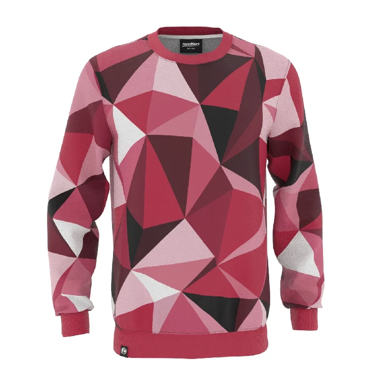 Modern Men's SportswearCubes Magenta Sweatshirt